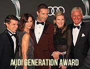 13. Audi Generation Award 2019 in München am 04.12.2019: Siegertypen der nächsten Generation / Ruby O. Fee, LEA, Tom Gregory und Niklas Kaul erhielten den "Audi Generation Award 2019  (©Foto: Martin Schmitz)